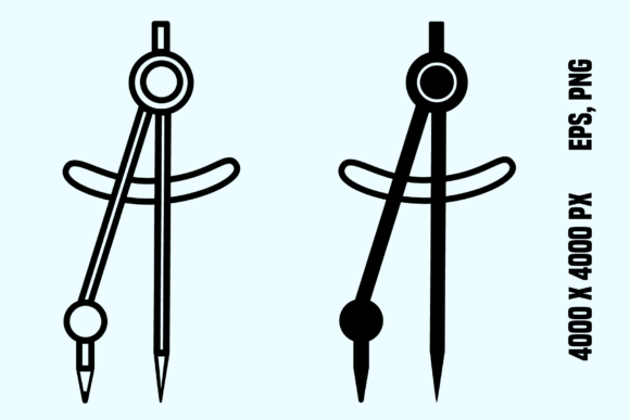 Enhancing Educational Design with High-Quality School Compass Icons and Vector Assets