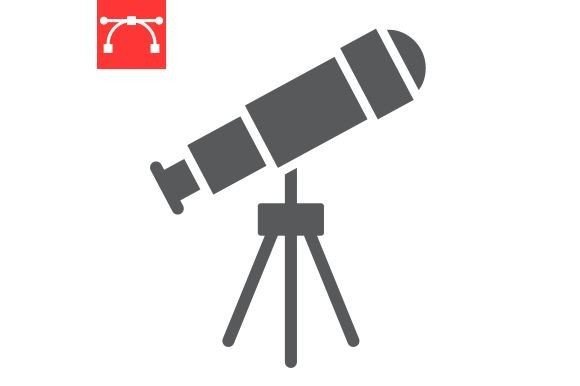Evaluating the Telescope Glyph Icon for Modern Design Workflows