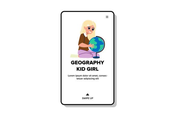 Geography Kid Girl Vector: Choosing the Right Illustration for Educational Projects