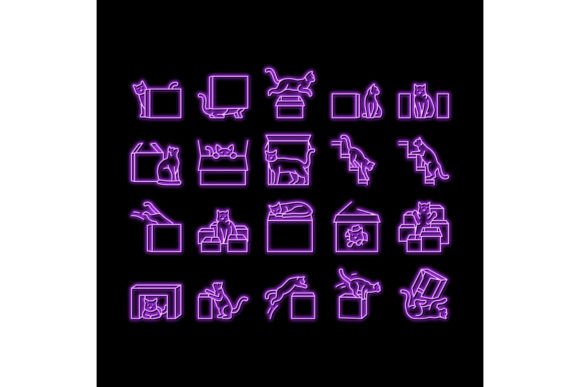 Illuminating Grammar: The Power of Preposition English Language Neon Glow in Modern Education