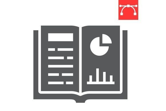 Mastering Visual Communication with the Homework Glyph Icon