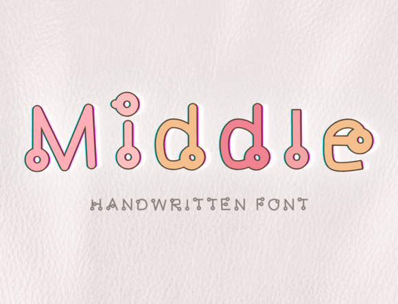 Middle: Redefining Handwritten Typography for Modern Creators