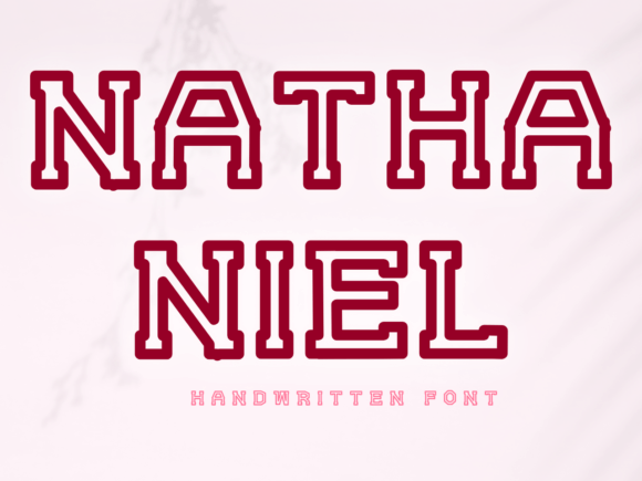 Nathaniel: Elevating Your Design Identity with Authentic Handwritten Typography