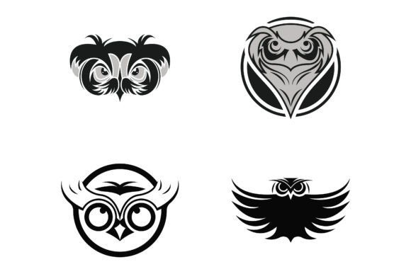 Strategic Branding with the Owl Chat Bubble Logo Template Design Ins