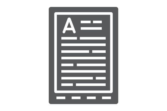 Understanding the E Book Reader Glyph Icon for Digital Education